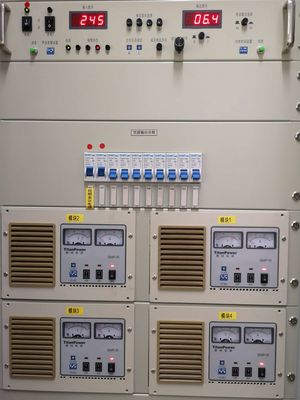 清远变电管理所5楼通信电源设备检修及蓄电池组(5P)核容检测